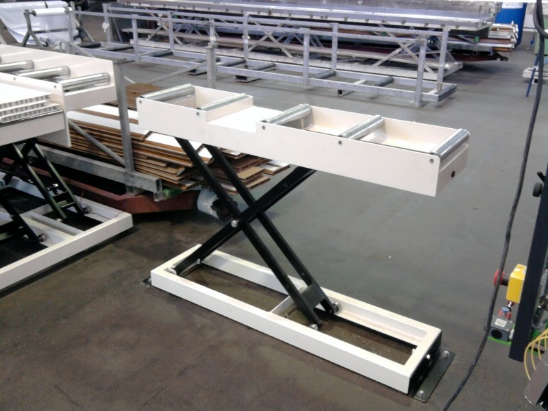 Ensemble de tables pour ligne de production