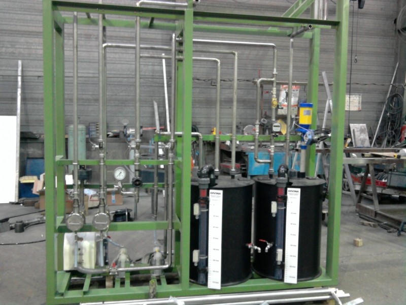 Skid préparation et distribution d'un liquide