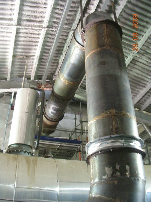 Gaines chaudronnées acier