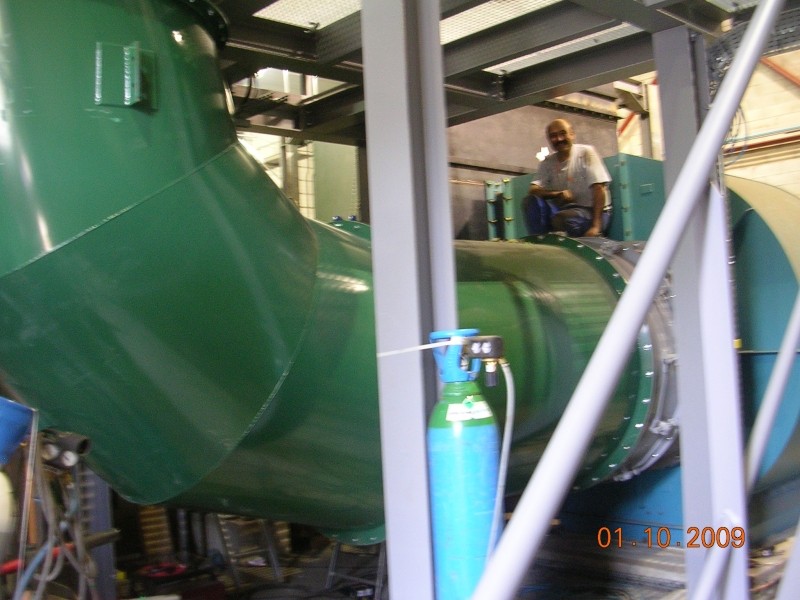 Gaines chaudronnées acier