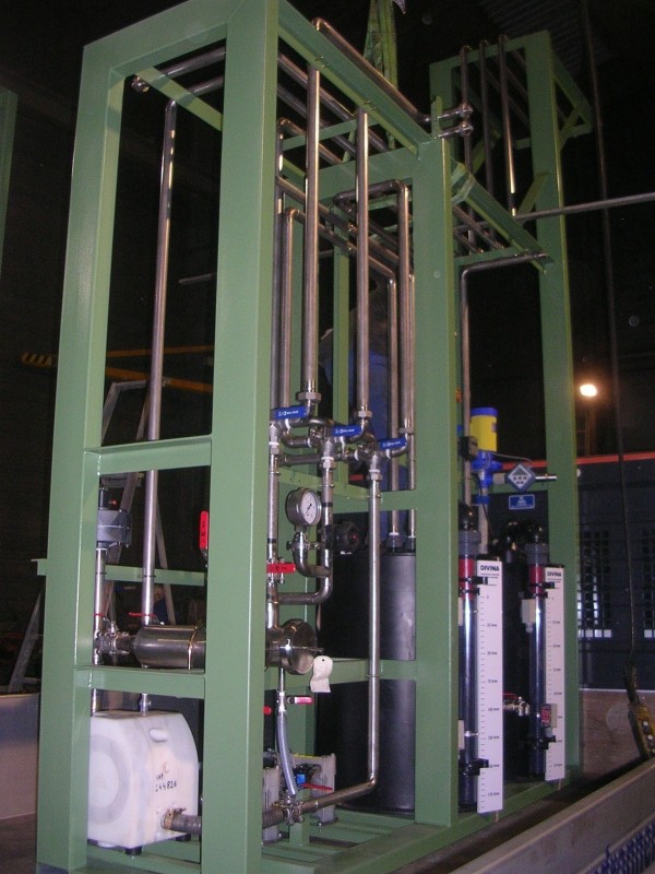 Skid préparation et distribution d'un liquide