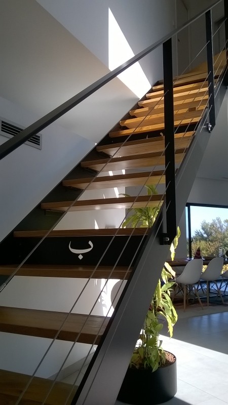 Escalier métallique intérieur "Bondibenne"