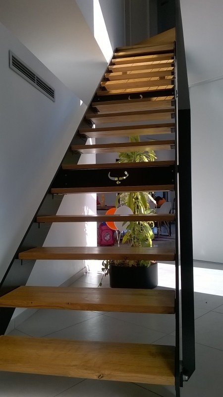 Escalier métallique intérieur "Bondibenne"