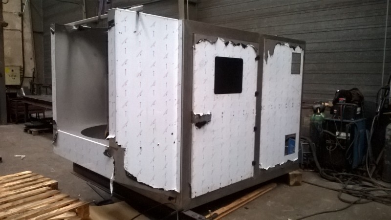 Châssis inox pour machine agro alimentaire